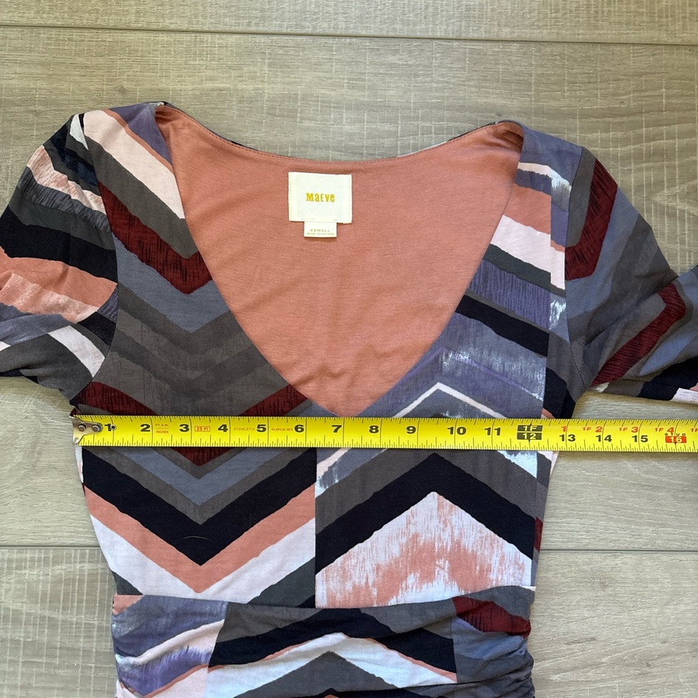 Maeve Multicolor Chevron Maxi Dress - Picture 10 of 11